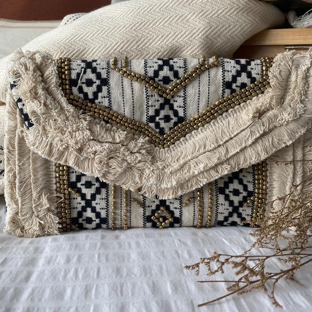 Lauren Boho Embroidered Crossbody Bag