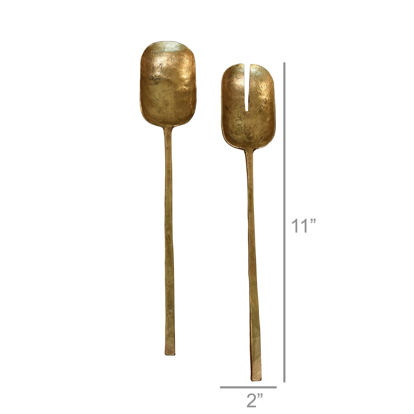 Brass Salad Servers
