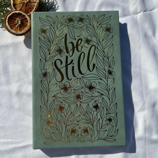 Be Still Journal - Gold Foil