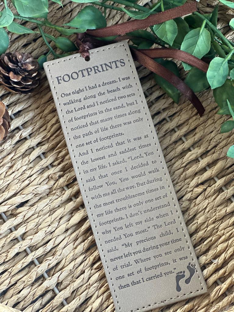 Footprints Bookmark