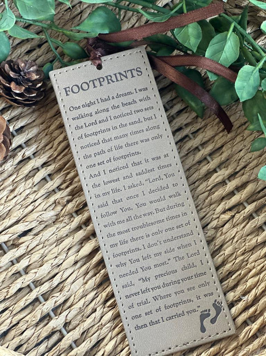 Footprints Bookmark