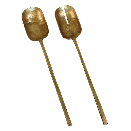 Brass Salad Servers