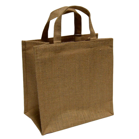 Pretty Jute Wine Tote
