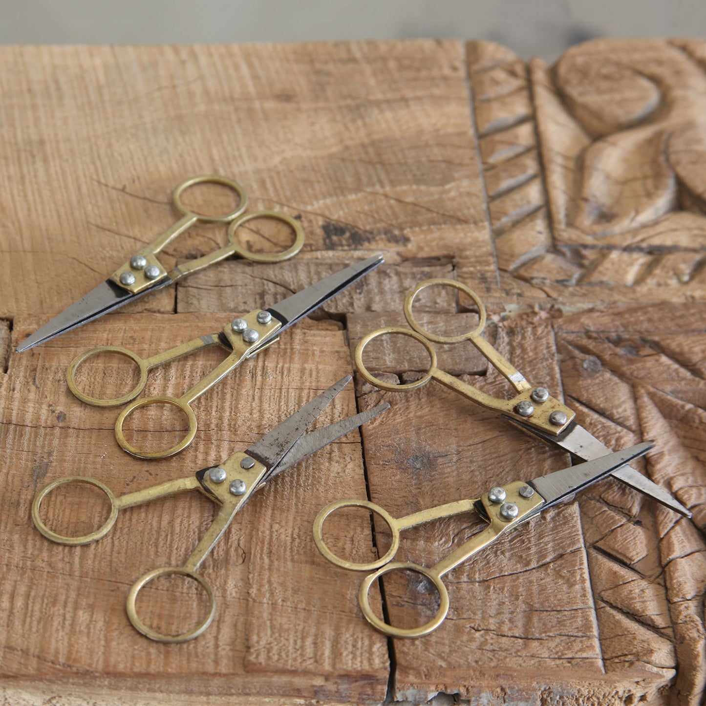 Mini Metal & Brass Scissors