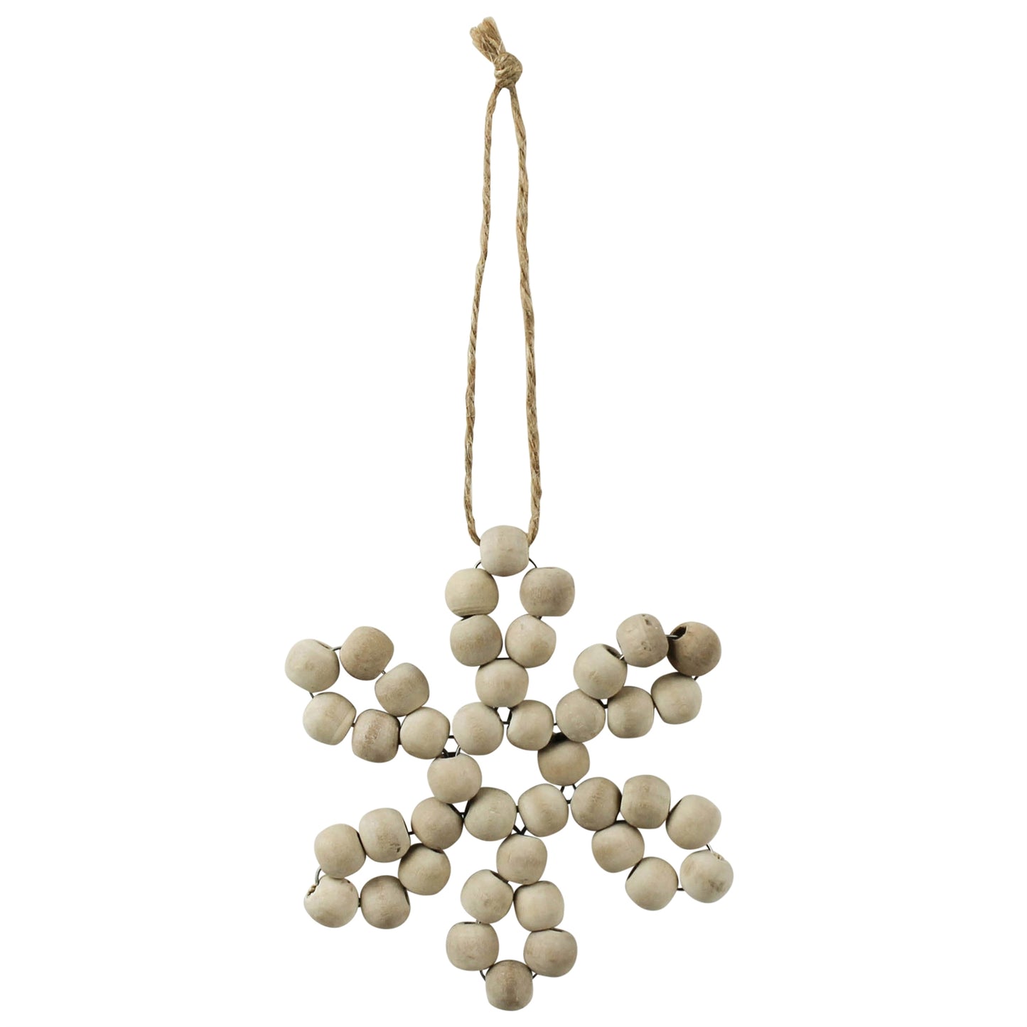 Wood Bead Snowflake