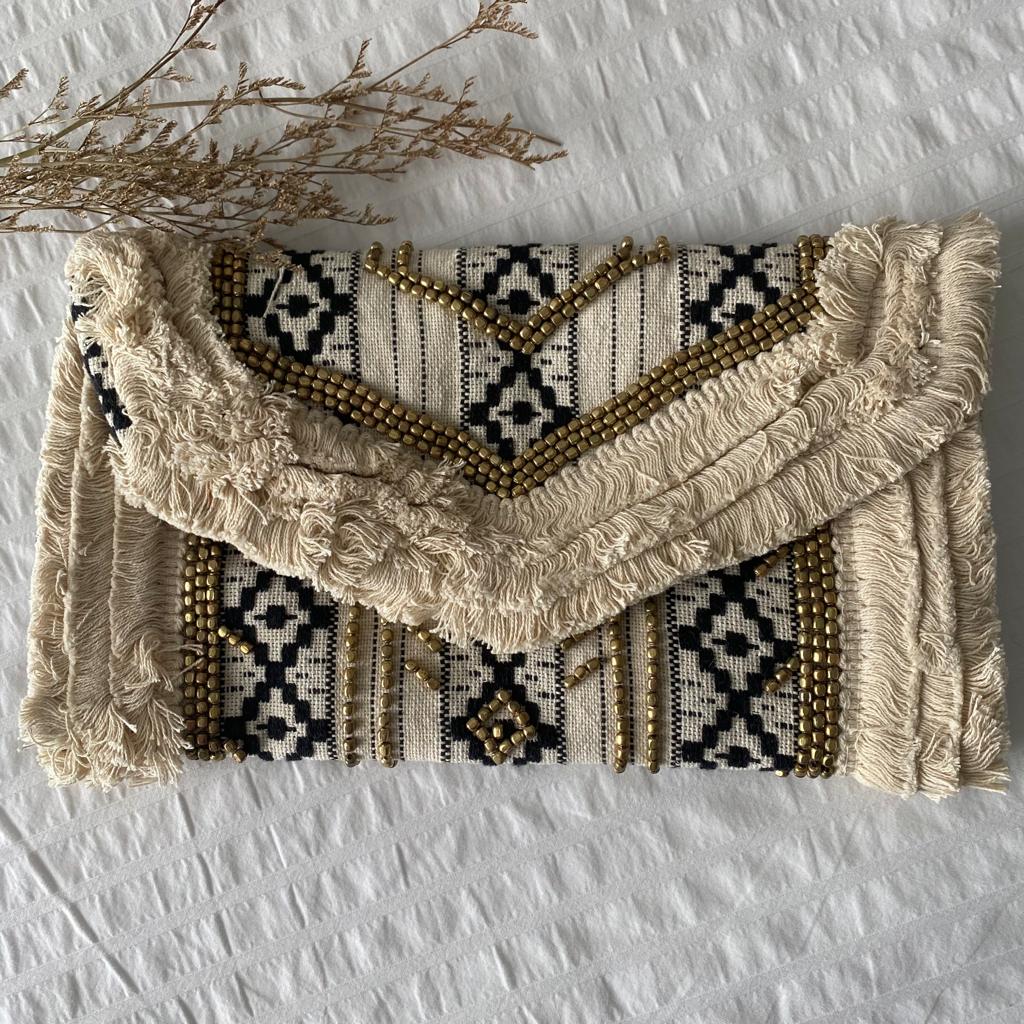 Lauren Boho Embroidered Crossbody Bag
