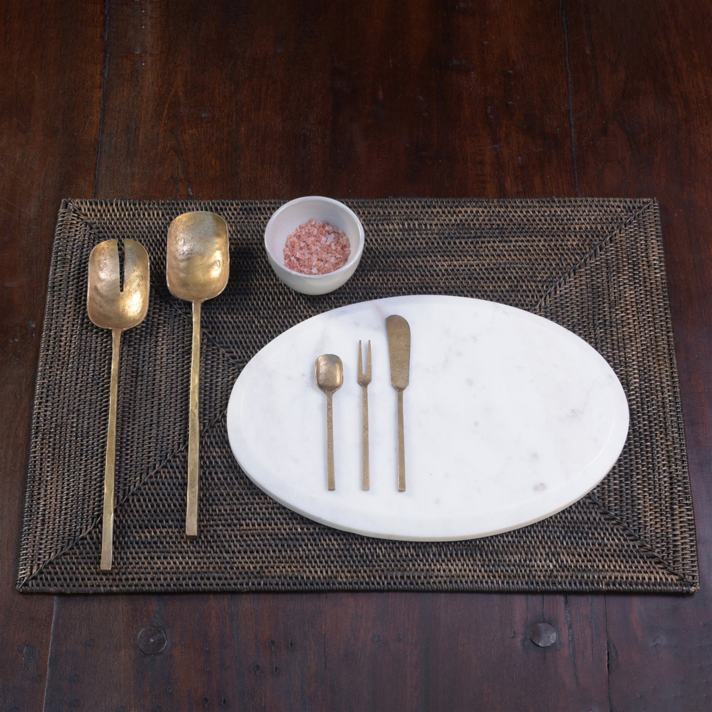 Brass Salad Servers